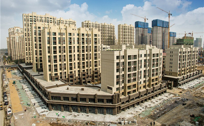 米黃色真石漆外墻效果圖【米黃色真石漆圖片】